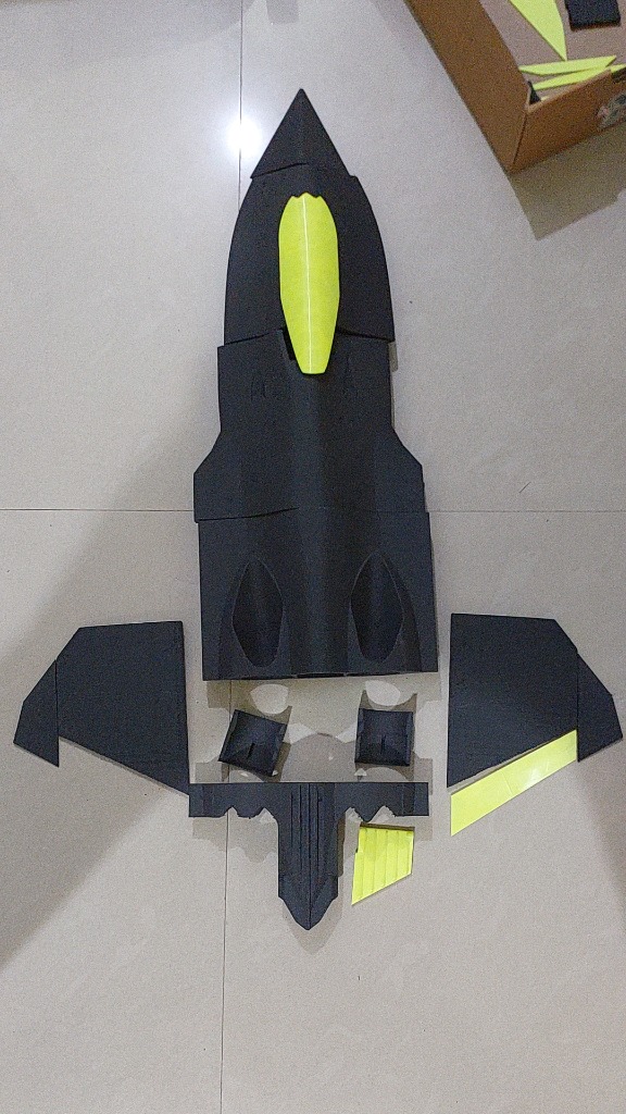 Stealth UAV Concept Design Rendering